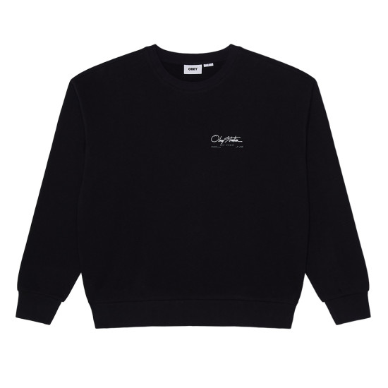 Obey Ανδρικό φούτερ Autograph Crew Fleece